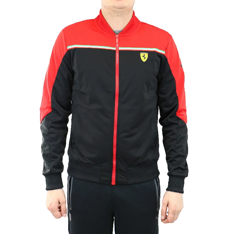 Classic Men's Trench CoatsPuma Scuderia Ferrari Track Jacket - Black - Mens