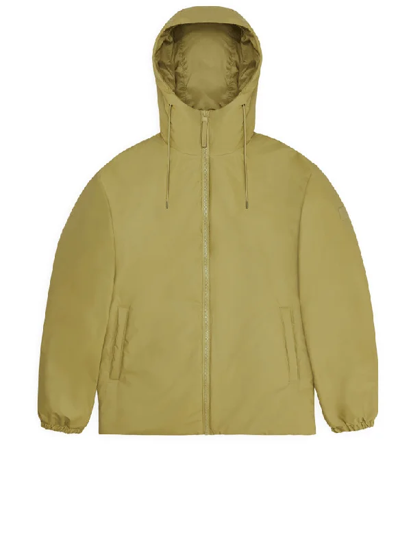 Men's Coats for TravelRains Lohja Insulated Jacket in Khaki