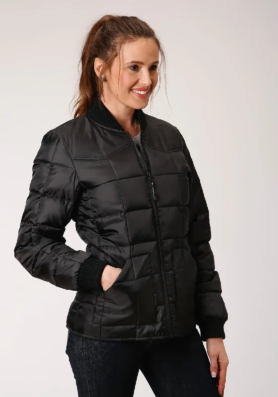 Men's Coats for Rainy WeatherRoper Womens Black Polyester Insulated Price Point Jacket Men's Coats for Rainy WeatherRoper Womens Black Polyester Insulated Price Point Jacket