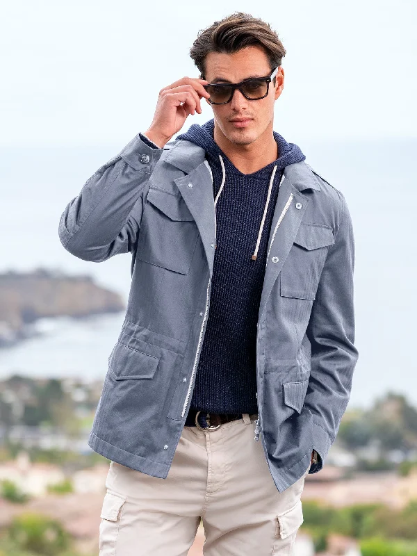 Men's Coats with Water-Repellent FabricSafari Jacket