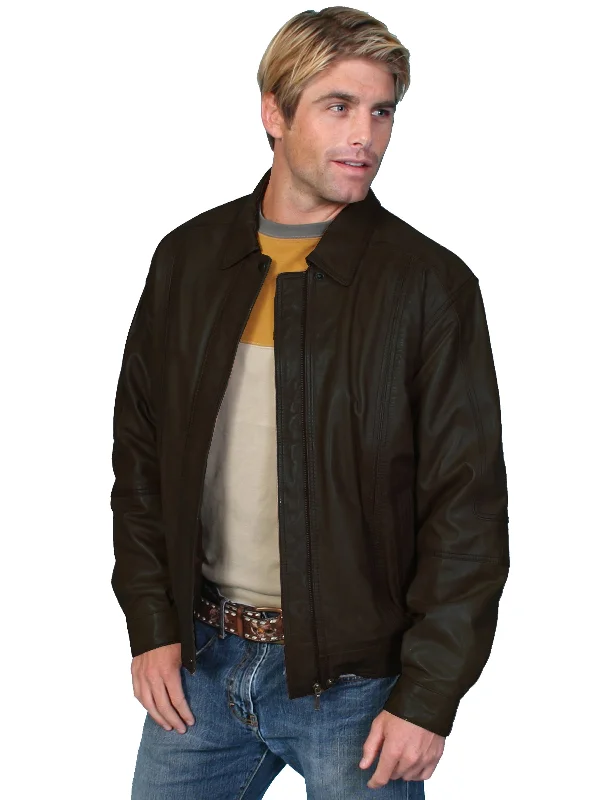 Classic Men's Trench CoatsScully Leather Mens Premium Lambskin Zip Front Jacket Black Classic Men's Trench CoatsScully Leather Mens Premium Lambskin Zip Front Jacket Black