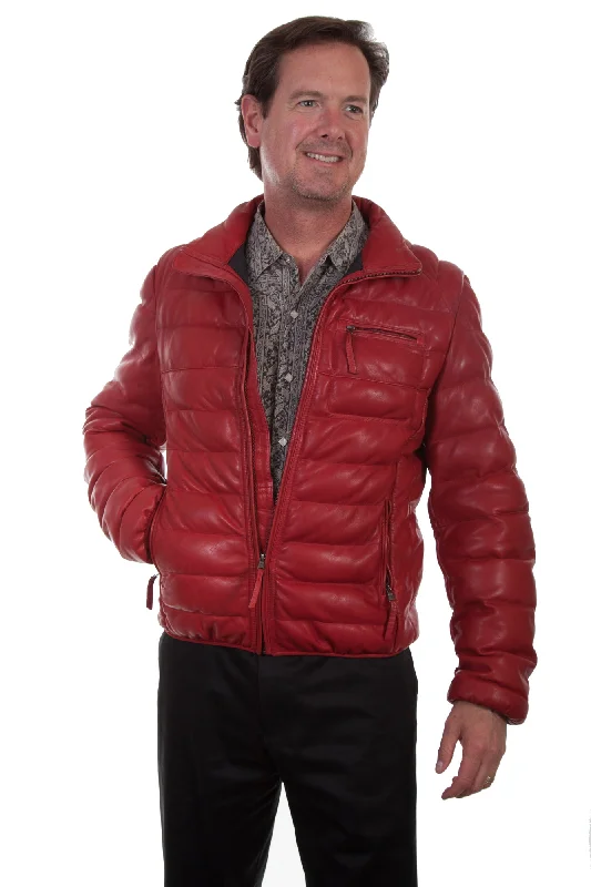 Men's Coats for Ice FishingScully Mens Ribbed Puffer Red Lamb Leather Leather Jacket Men's Coats for Ice FishingScully Mens Ribbed Puffer Red Lamb Leather Leather Jacket