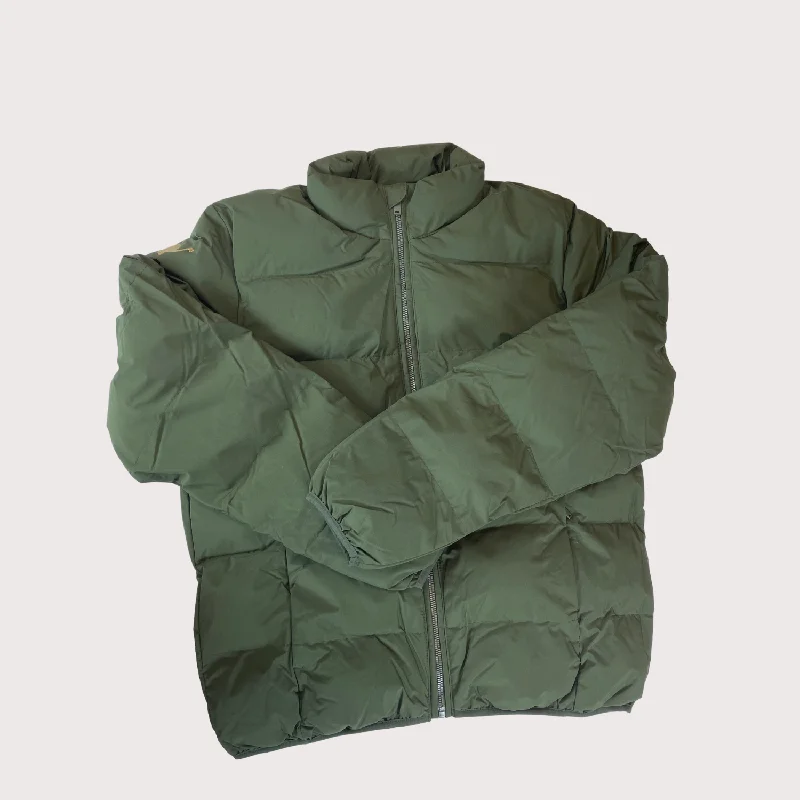 Men's Coats with Belted WaistsSinclair Men's Green Puffer Coat