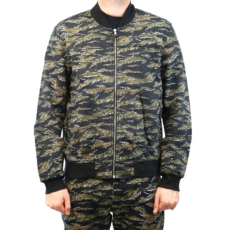 Men's Coats for Formal EventsTrue Religion Runner Zip Fashion Track Jacket - Printed Camo - Mens