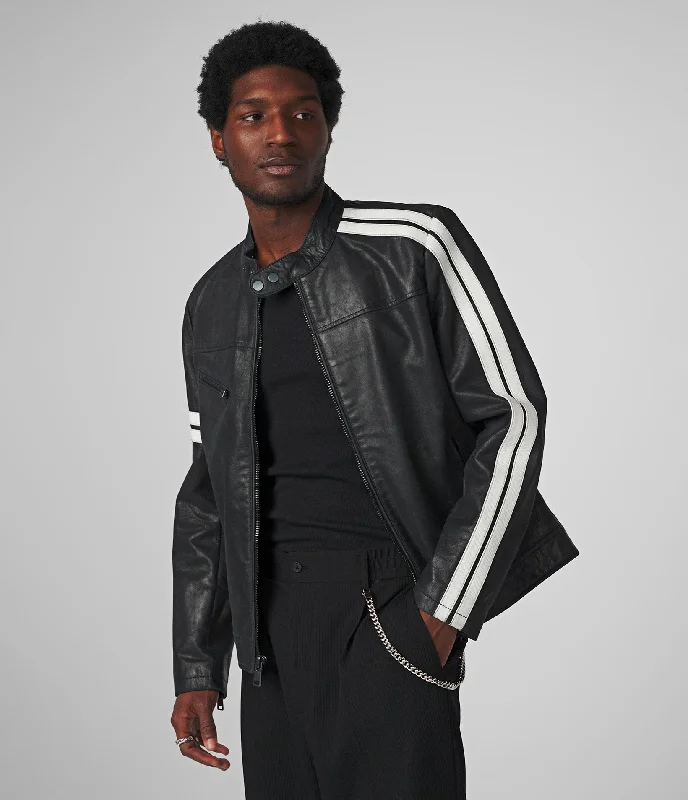Men's Coats for AutumnDonovan Striped Vintage Racer