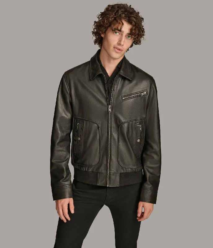 Best Men's Leather CoatsKnox Bomber