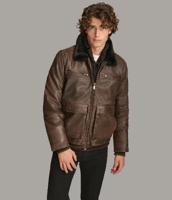Men's Coats for All SeasonsJulian Faux Shearling Aviator