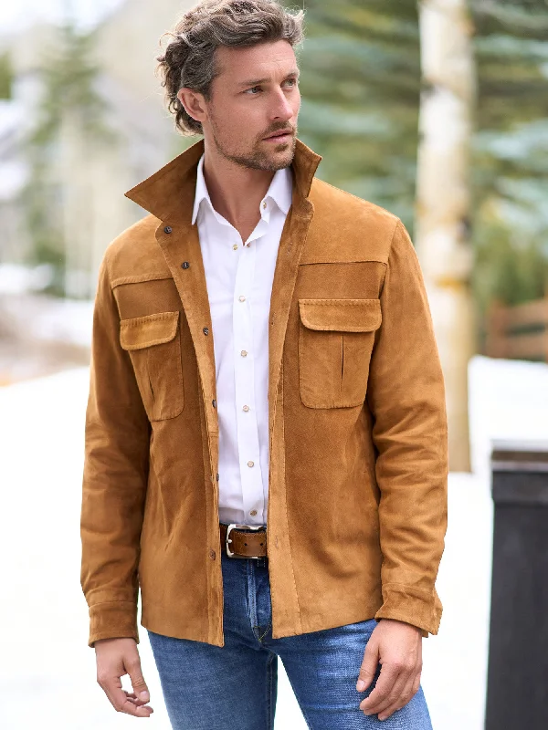 Waterproof Men's ParkasWyatt Suede Field Jacket