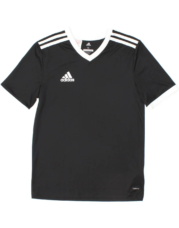 Men's Shirts with Lace-Up HemlinesADIDAS Boys Aeroready Graphic T-Shirt Top 13-14 Years Large Black Men's Shirts with Lace-Up HemlinesADIDAS Boys Aeroready Graphic T-Shirt Top 13-14 Years Large Black