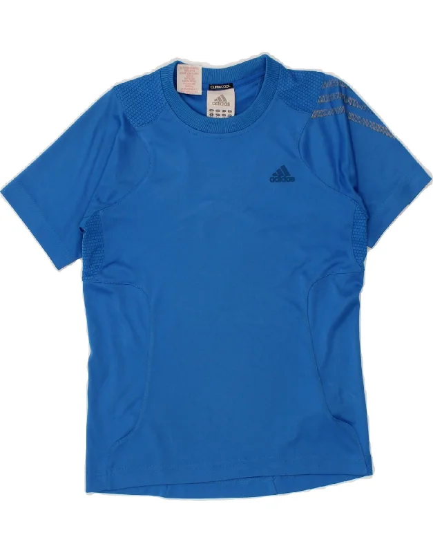 Men's Shirts with Tab CollarsADIDAS Boys Climacool T-Shirt Top 11-12 Years Blue Polyester Men's Shirts with Tab CollarsADIDAS Boys Climacool T-Shirt Top 11-12 Years Blue Polyester