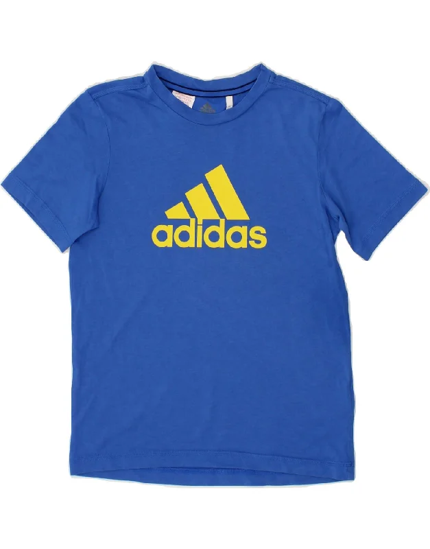 Men's Shirts with Patchwork SleevesADIDAS Boys Climalite Graphic T-Shirt Top 11-12 Years Blue Cotton Men's Shirts with Patchwork SleevesADIDAS Boys Climalite Graphic T-Shirt Top 11-12 Years Blue Cotton