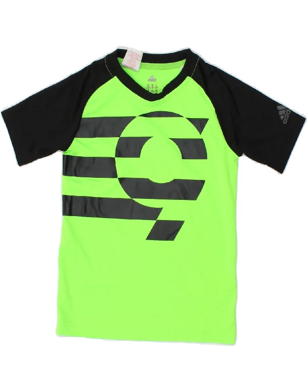 Durable Men's Work ShirtsADIDAS Boys Climalite Graphic T-Shirt Top 7-8 Years Green Colourblock Durable Men's Work ShirtsADIDAS Boys Climalite Graphic T-Shirt Top 7-8 Years Green Colourblock