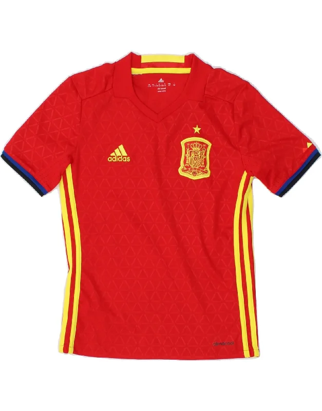 Men's Shirts with Roll-Up SleevesADIDAS Boys Espana Graphic T-Shirt Top 9-10 Years Red Polyester Men's Shirts with Roll-Up SleevesADIDAS Boys Espana Graphic T-Shirt Top 9-10 Years Red Polyester