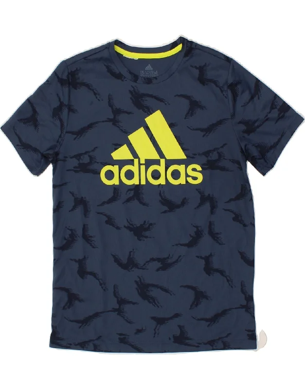 Men's Shirts with Embellished SleevesADIDAS Boys Graphic T-Shirt Top 13-14 Years Blue Men's Shirts with Embellished SleevesADIDAS Boys Graphic T-Shirt Top 13-14 Years Blue
