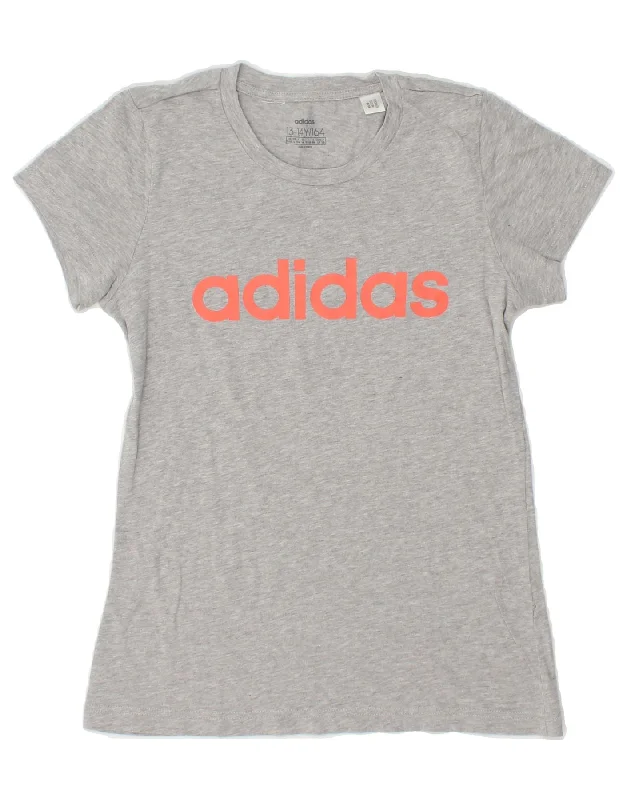 Men's Shirts with Geometric PatternsADIDAS Boys Graphic T-Shirt Top 13-14 Years Grey Men's Shirts with Geometric PatternsADIDAS Boys Graphic T-Shirt Top 13-14 Years Grey
