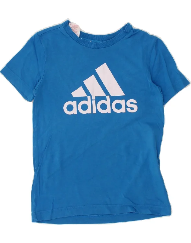 Men's Shirts with Floral PrintsADIDAS Boys Graphic T-Shirt Top 9-10 Years Blue Cotton Men's Shirts with Floral PrintsADIDAS Boys Graphic T-Shirt Top 9-10 Years Blue Cotton
