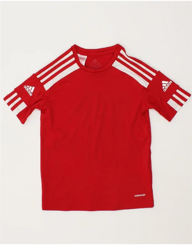 Versatile Men's Tank TopsADIDAS Boys Graphic T-Shirt Top 9-10 Years Red Polyester