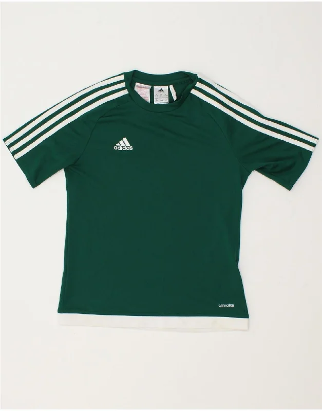 Layered Men's VestsADIDAS Boys T-Shirt Top 11-12 Years Green Polyester