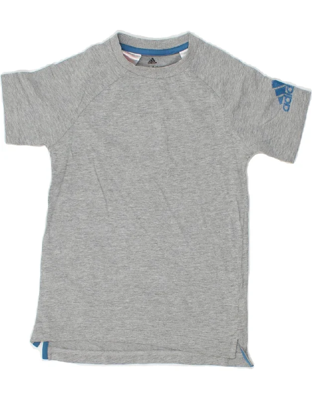 Men's Shirts with Wrinkle-Resistant FabricADIDAS Boys T-Shirt Top 9-10 Years Grey Cotton Men's Shirts with Wrinkle-Resistant FabricADIDAS Boys T-Shirt Top 9-10 Years Grey Cotton