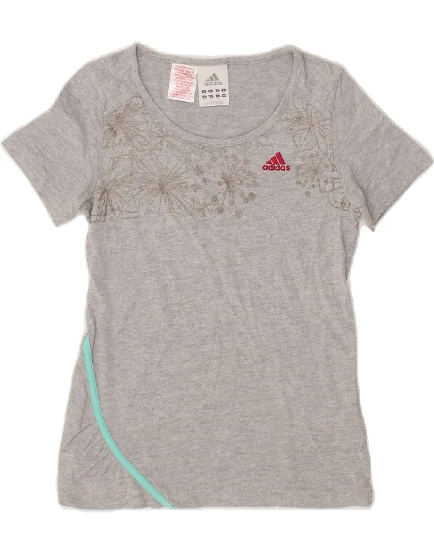 Men's Shirts for BoatingADIDAS Girls Graphic T-Shirt Top 13-14 Years Grey Cotton