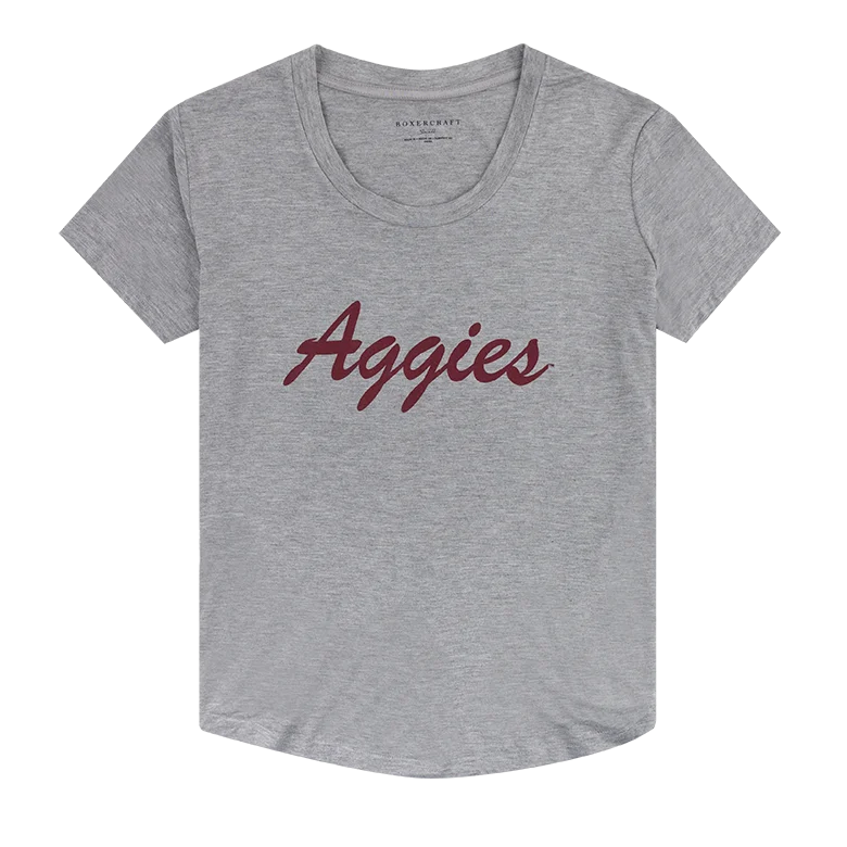 Men's Casual Shirts for Everyday WearAggies Bamboo Hi-Lo Tee