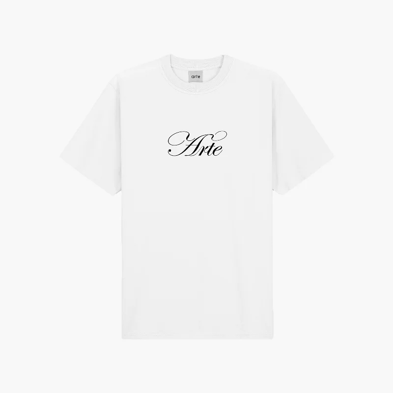 Men's Shirts with Velcro ClosuresArte Front Print T-shirt