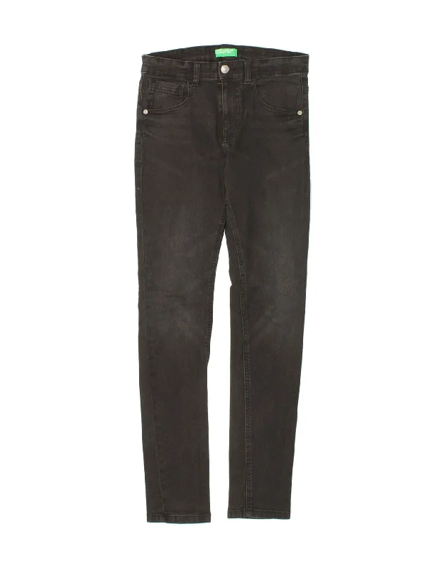 Dark Indigo Men's JeansBENETTON Boys Skinny Jeans 11-12 Years Black