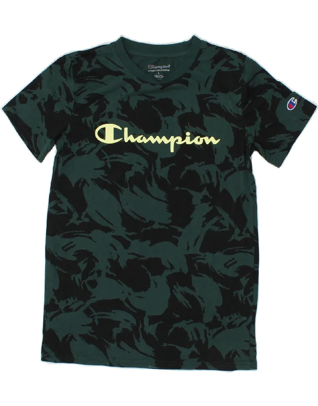 Men's Shirts with Pocket SquaresCHAMPION Boys Abstract Pattern Graphic T-Shirt Top 11-12 Years Large Green Men's Shirts with Pocket SquaresCHAMPION Boys Abstract Pattern Graphic T-Shirt Top 11-12 Years Large Green
