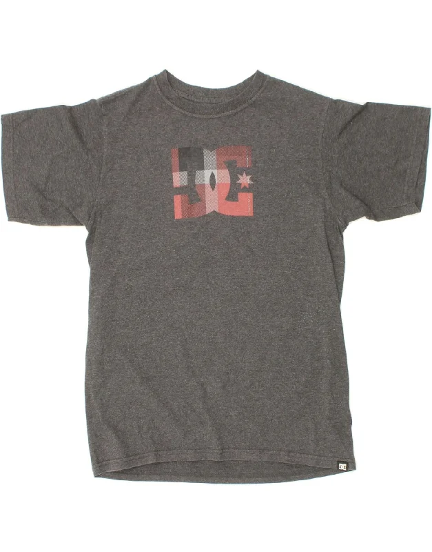 Men's Shirts with Hidden PocketsDC Boys Graphic T-Shirt Top 10-11 Years Large Grey Cotton