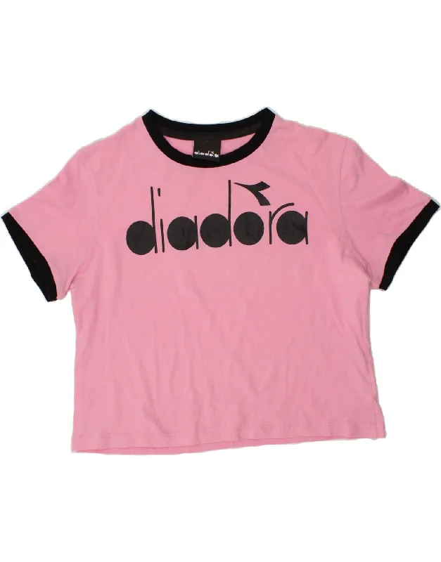 Men's Shirts with Roll-Up SleevesDIADORA Girls Crop Graphic T-Shirt Top 11-12 Years Pink Cotton Men's Shirts with Roll-Up SleevesDIADORA Girls Crop Graphic T-Shirt Top 11-12 Years Pink Cotton