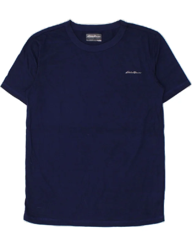 Men's Shirts with Appliqué DetailsEDDIE BAUER Boys T-Shirt Top 14-15 Years Large Navy Blue Cotton Men's Shirts with Appliqué DetailsEDDIE BAUER Boys T-Shirt Top 14-15 Years Large Navy Blue Cotton