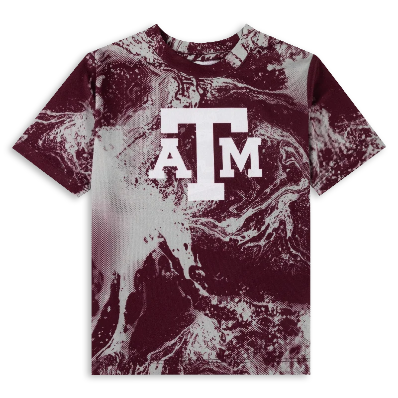 Men's Shirts with Roll-Up SleevesTexas A&M Kids In The Mix Poly Tee