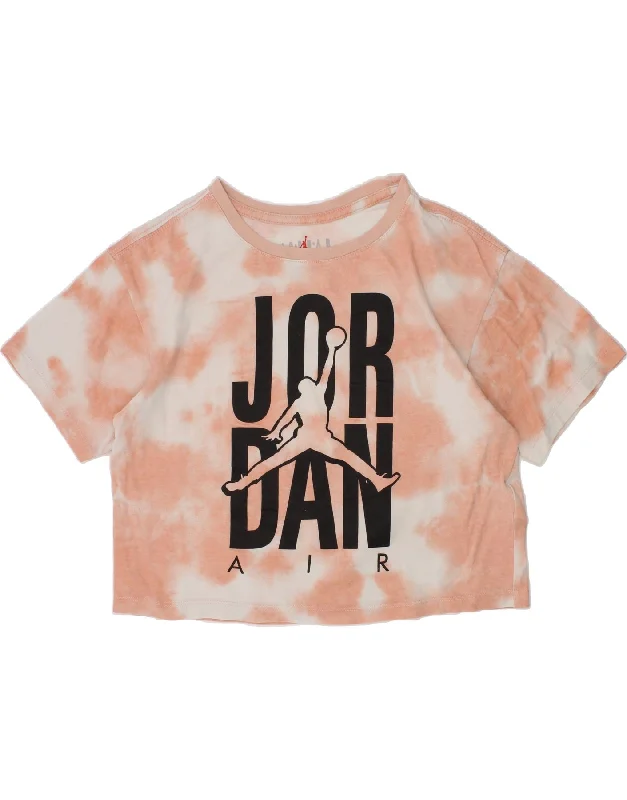 Solid-Colored Men's ShirtsJORDAN Girls Oversized Crop Graphic T-Shirt Top 10-11 Years Medium Pink Solid-Colored Men's ShirtsJORDAN Girls Oversized Crop Graphic T-Shirt Top 10-11 Years Medium Pink