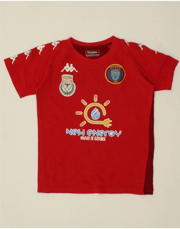 Men's Shirts with French CuffsKAPPA Boys Graphic T-Shirt Top 11-12 Years Red Colourblock Cotton Men's Shirts with French CuffsKAPPA Boys Graphic T-Shirt Top 11-12 Years Red Colourblock Cotton