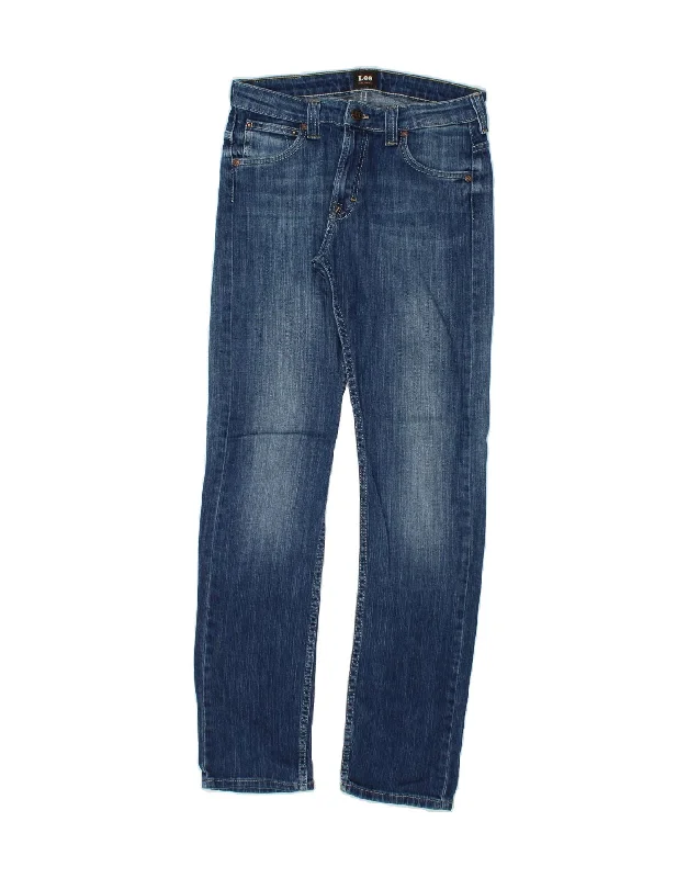 Trendy Men's JeansLEE Boys Perry Straight Jeans 14-15 Years W28 L32  Blue Cotton