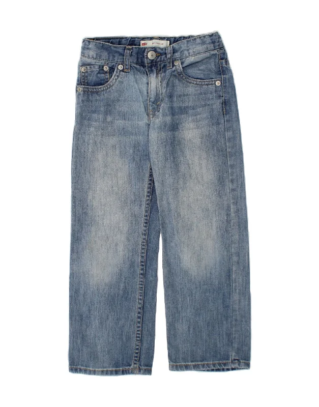 Designer Skinny Men's JeansLEVI'S Boys 505 Regular Fit Straight Jeans 5-6 Years W22 L18 Blue Cotton Designer Skinny Men's JeansLEVI'S Boys 505 Regular Fit Straight Jeans 5-6 Years W22 L18 Blue Cotton
