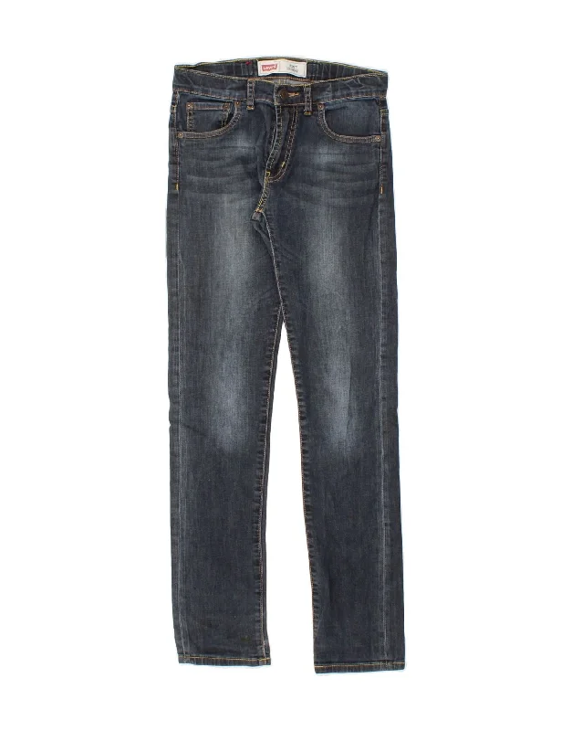 Authentic Raw Denim Men's JeansLEVI'S Boys 510 Skinny Jeans 13-14 Years W26 L30 Navy Blue Cotton Authentic Raw Denim Men's JeansLEVI'S Boys 510 Skinny Jeans 13-14 Years W26 L30 Navy Blue Cotton