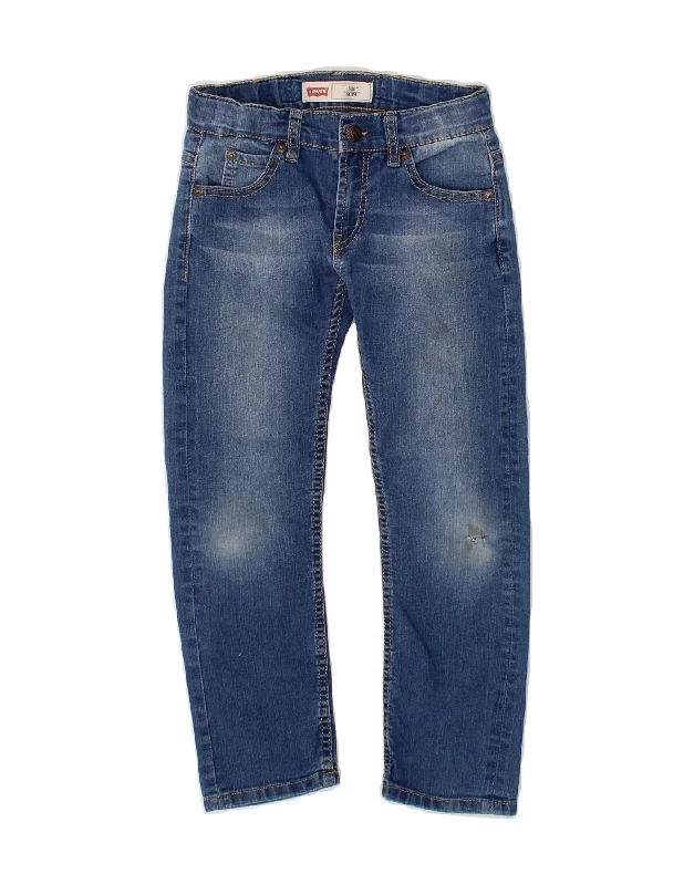 Inexpensive Men's JeansLEVI'S Boys 511 Slim Jeans 5-6 Years  W22 L20  Blue Cotton