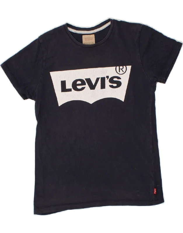 Men's Shirts with Spread CollarsLEVI'S Boys Graphic T-Shirt Top 13-14 Years Navy Blue Men's Shirts with Spread CollarsLEVI'S Boys Graphic T-Shirt Top 13-14 Years Navy Blue