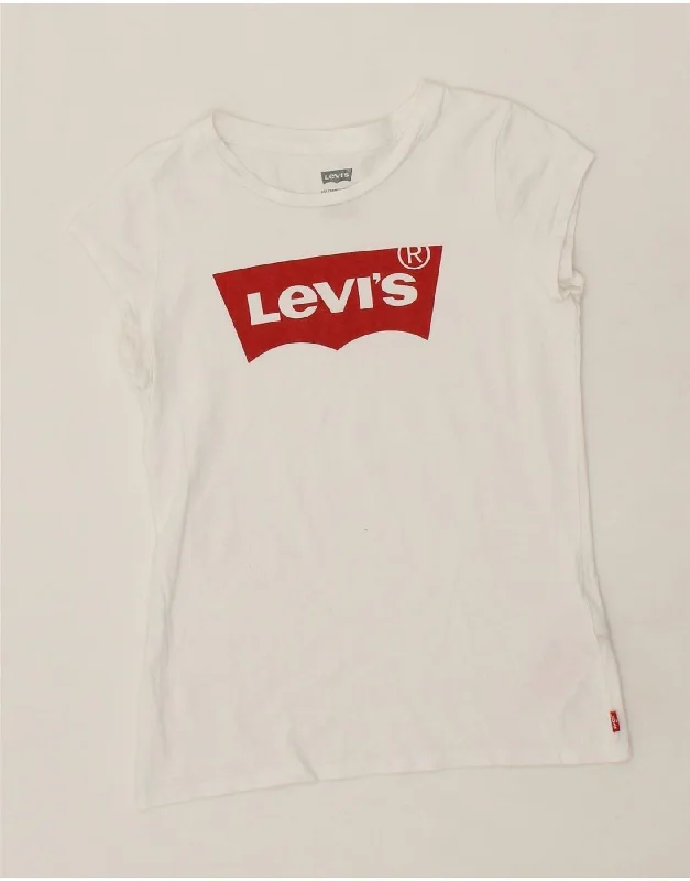 Men's Shirts with Appliqué DetailsLEVI'S Girls Graphic T-Shirt Top 13-14 Years White Cotton Men's Shirts with Appliqué DetailsLEVI'S Girls Graphic T-Shirt Top 13-14 Years White Cotton