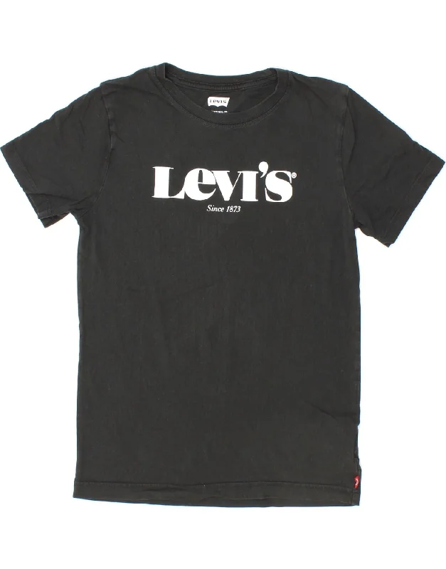 Men's Shirts with Drawstring WaistbandsLEVI'S Girls Graphic T-Shirt Top 15-16 Years Black Cotton Men's Shirts with Drawstring WaistbandsLEVI'S Girls Graphic T-Shirt Top 15-16 Years Black Cotton