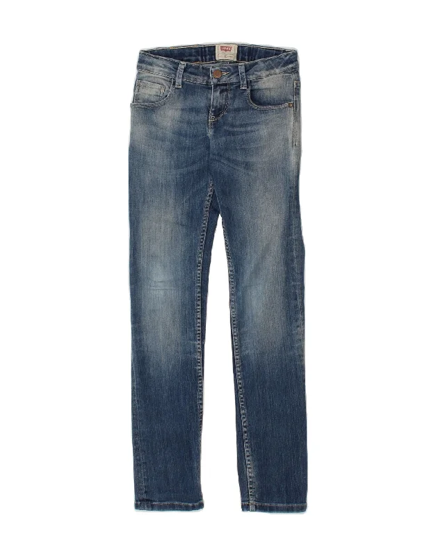 Jeans for Men with Skinny LegsLEVI'S Girls Skinny Jeans 9-10 Years W25 L28 Navy Blue Cotton