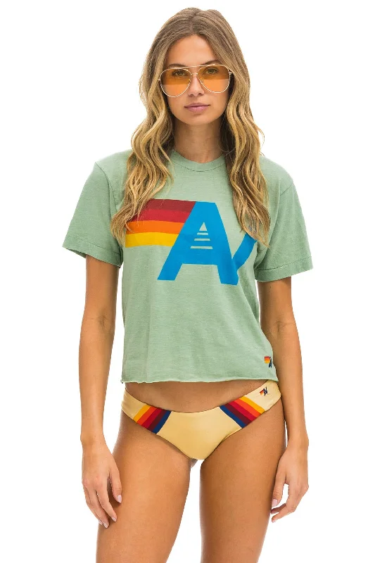 Men's Shirts for CampingLOGO BOYFRIEND TEE - SAGE