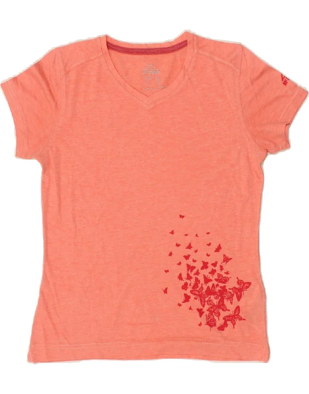 Men's Shirts with High NecksMCKINLEY Girls T-Shirt Top 11-12 Years Pink Cotton