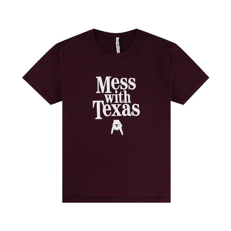 Men's Shirts with Full PlacketsMess with Texas T-Shirt