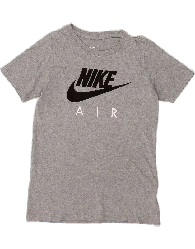 Men's Shirts with Belt AttachmentsNIKE Boys Athletic Cut Graphic T-Shirt Top 11-12 Years Medium Grey Cotton Men's Shirts with Belt AttachmentsNIKE Boys Athletic Cut Graphic T-Shirt Top 11-12 Years Medium Grey Cotton