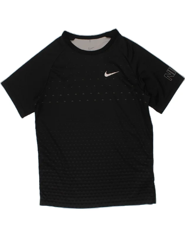 Men's Shirts with Button-Down CollarsNIKE Boys Dri Fit Graphic T-Shirt Top 10-11 Years Medium Black Spotted Men's Shirts with Button-Down CollarsNIKE Boys Dri Fit Graphic T-Shirt Top 10-11 Years Medium Black Spotted