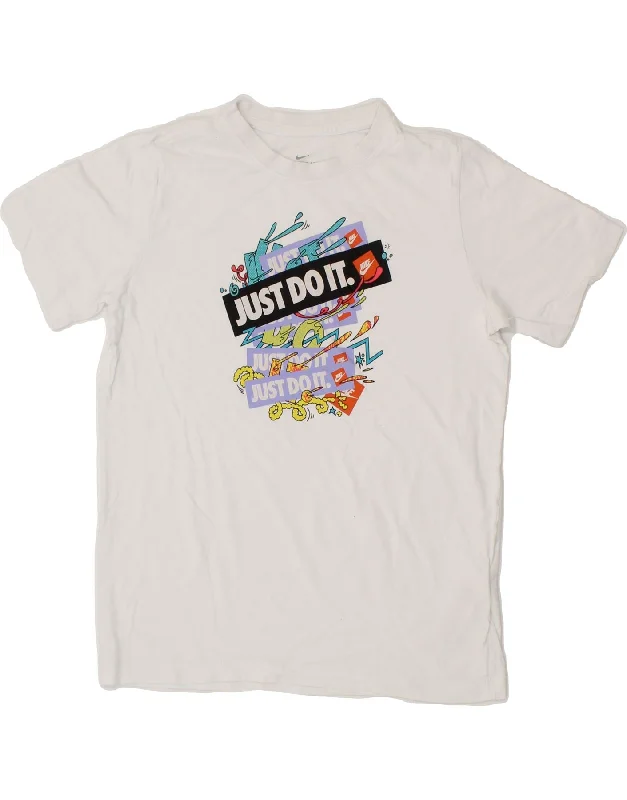 Men's Shirts with Snap ButtonsNIKE Boys Graphic T-Shirt Top 13-14 Years XL White Cotton Men's Shirts with Snap ButtonsNIKE Boys Graphic T-Shirt Top 13-14 Years XL White Cotton