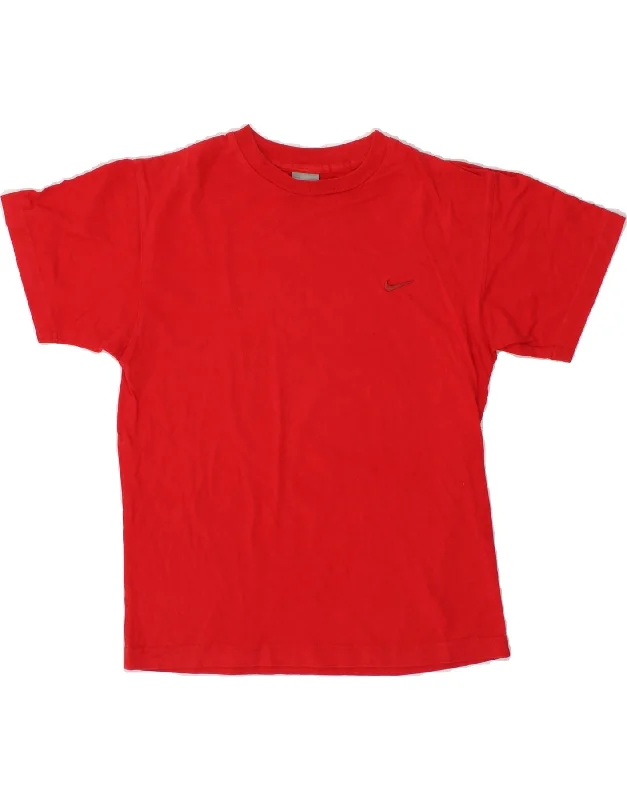 Men's Shirts with Mock NecksNIKE Boys T-Shirt Top 14-15 Years Large Red Cotton