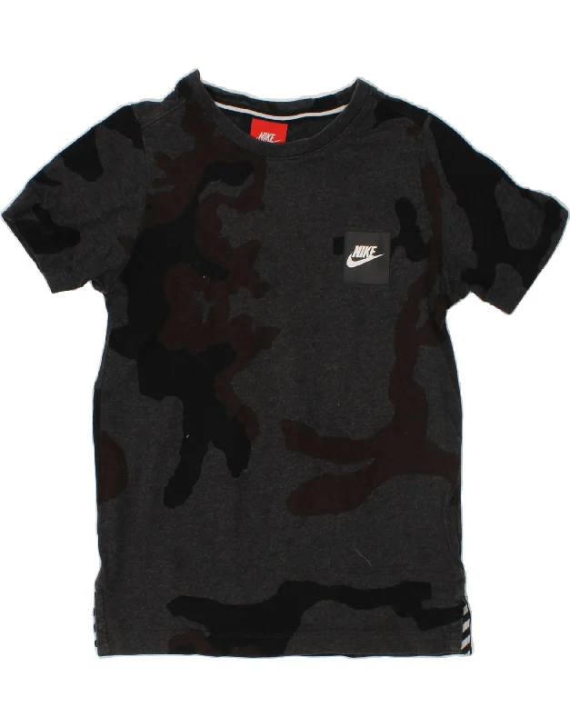 Patterned Men's Hawaiian ShirtsNIKE Boys T-Shirt Top 8-9 Years Small Grey Camouflage Cotton Patterned Men's Hawaiian ShirtsNIKE Boys T-Shirt Top 8-9 Years Small Grey Camouflage Cotton